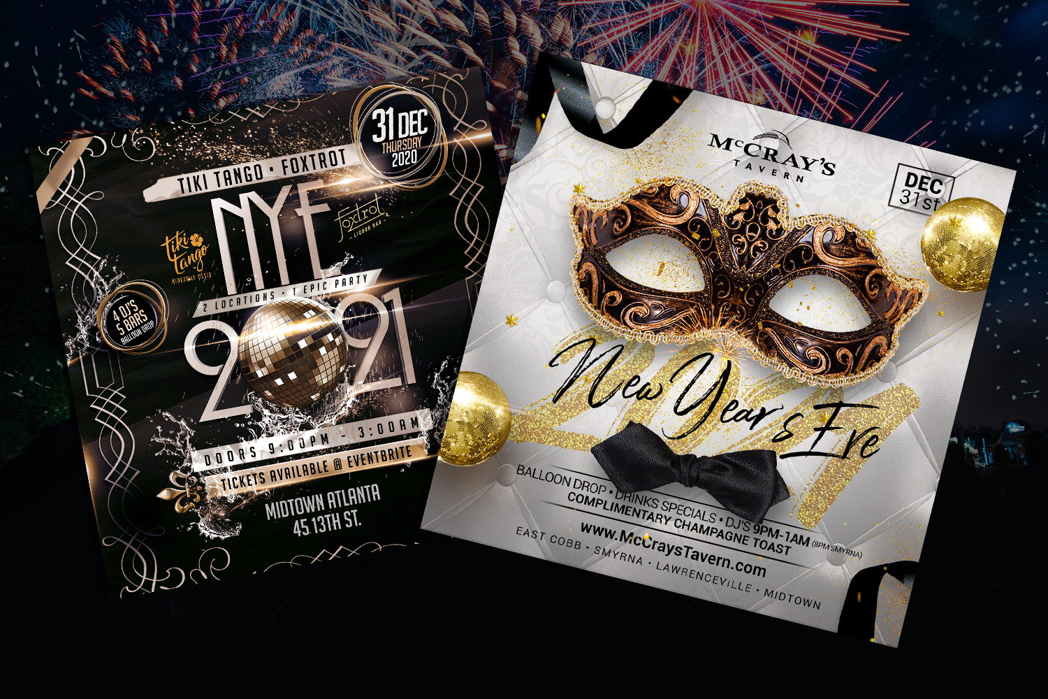 New Year's Eve 2021 Flyer Design
