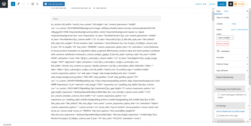 Visual Composer shortcode rendering issue