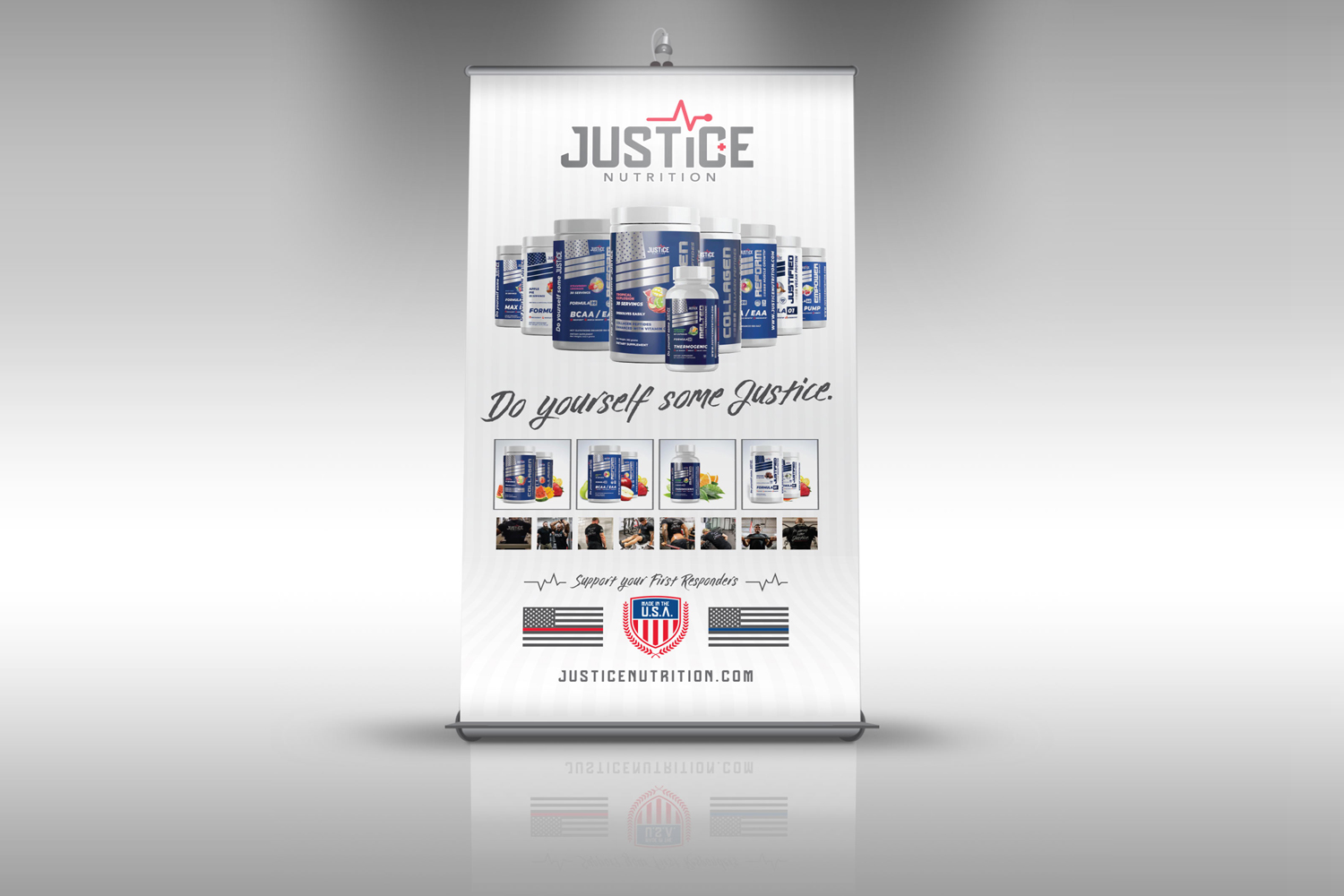 Trade Show Stand-Up Roll-Up Banner