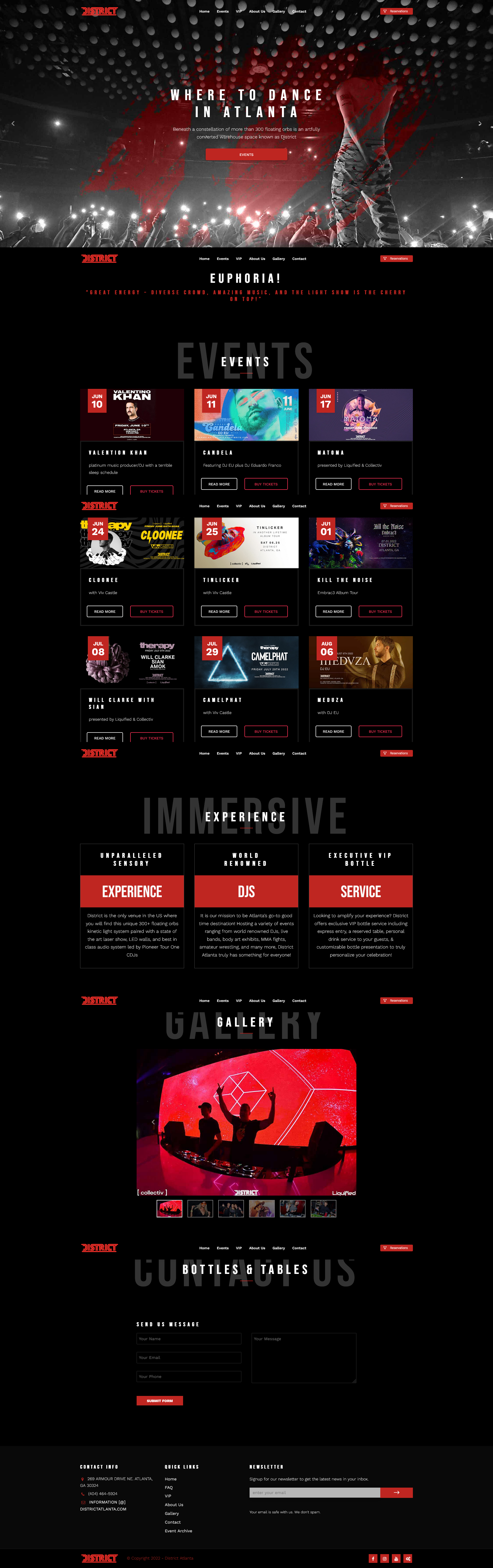 District Atlanta - Bootstrap5 Site Design