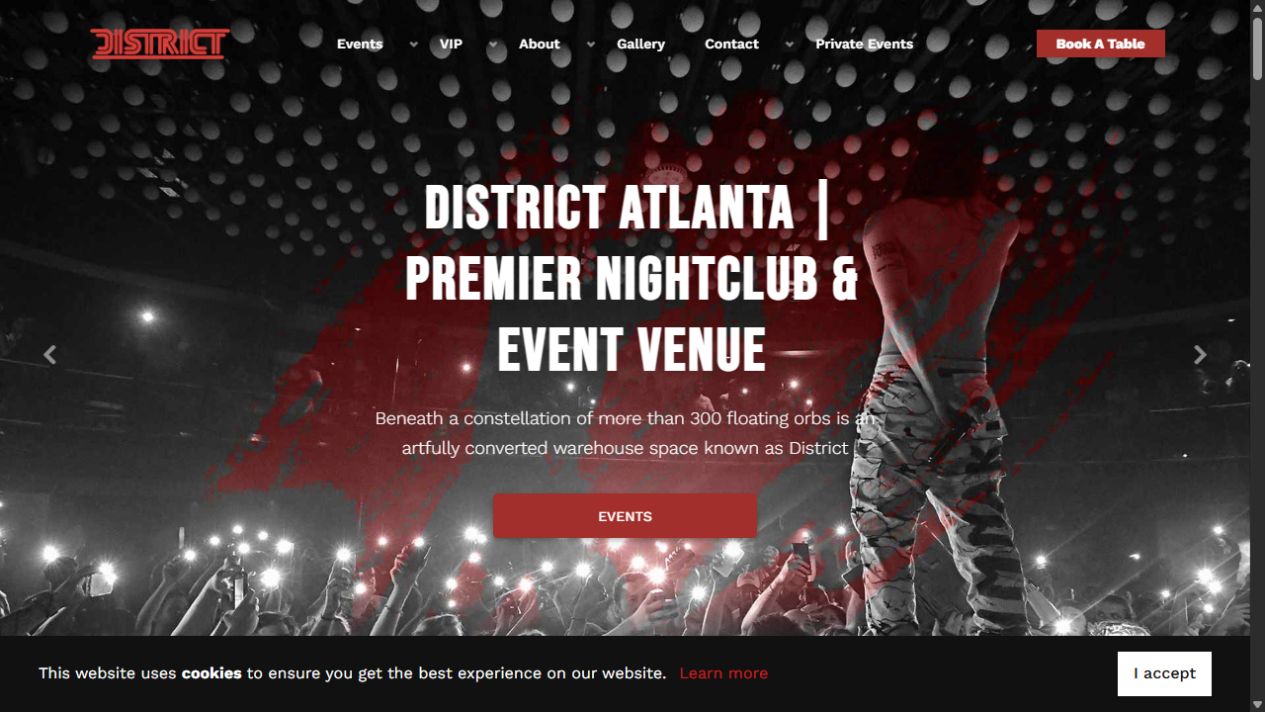 districtatlanta.com homepage