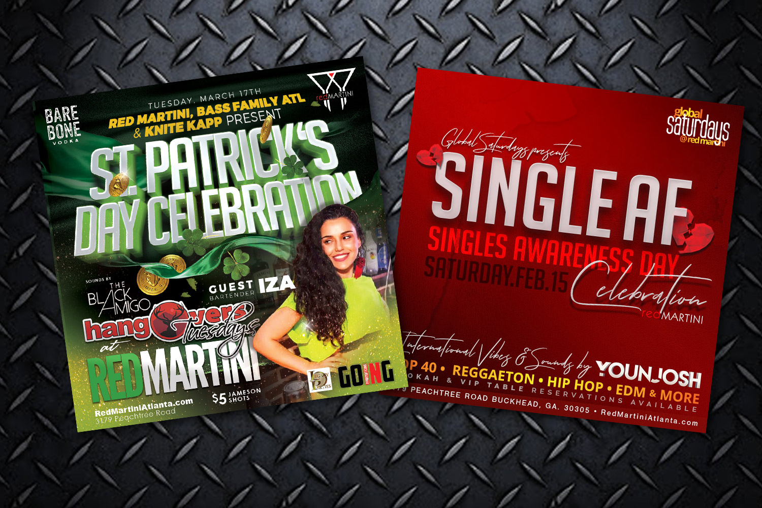 Red Martini Lounge - Flyer Design - Nightclub Flyer Design