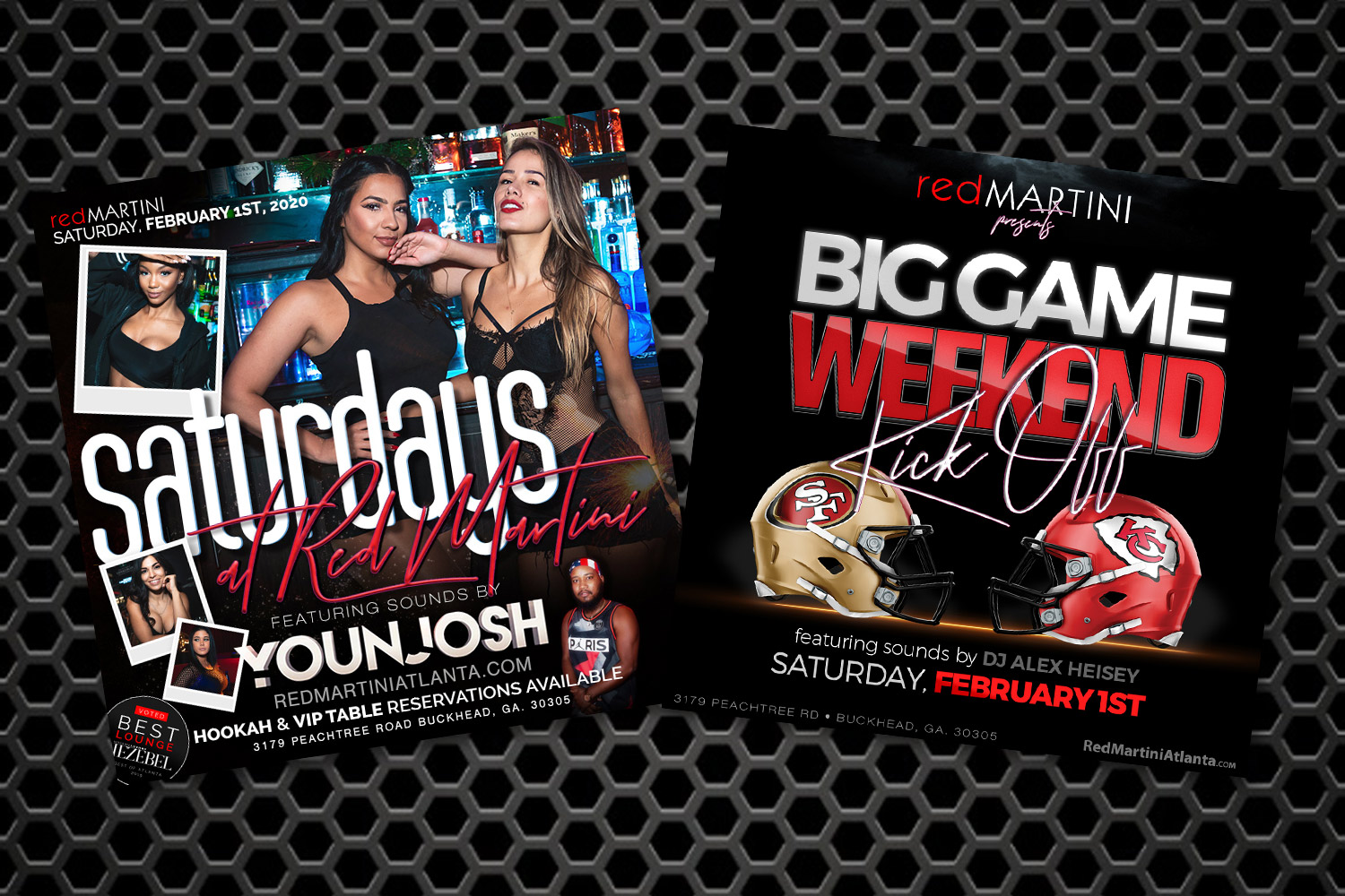 Red Martini Lounge - Flyer Design - Nightclub Flyer Design