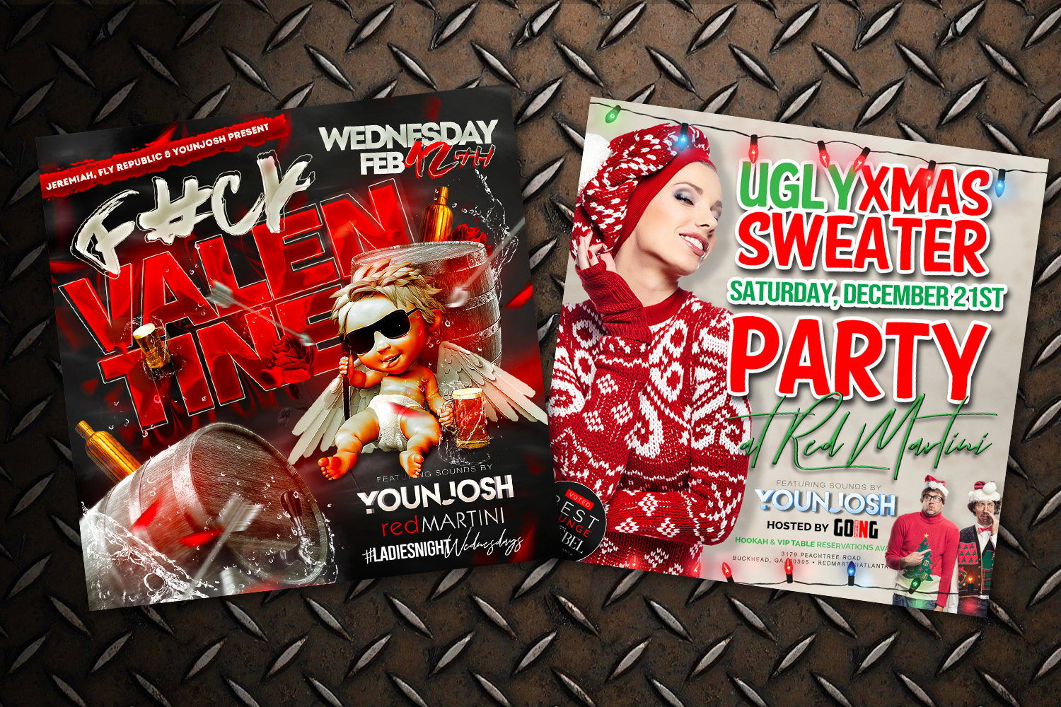 Red Martini Lounge - Flyer Design - Nightclub Flyer Design