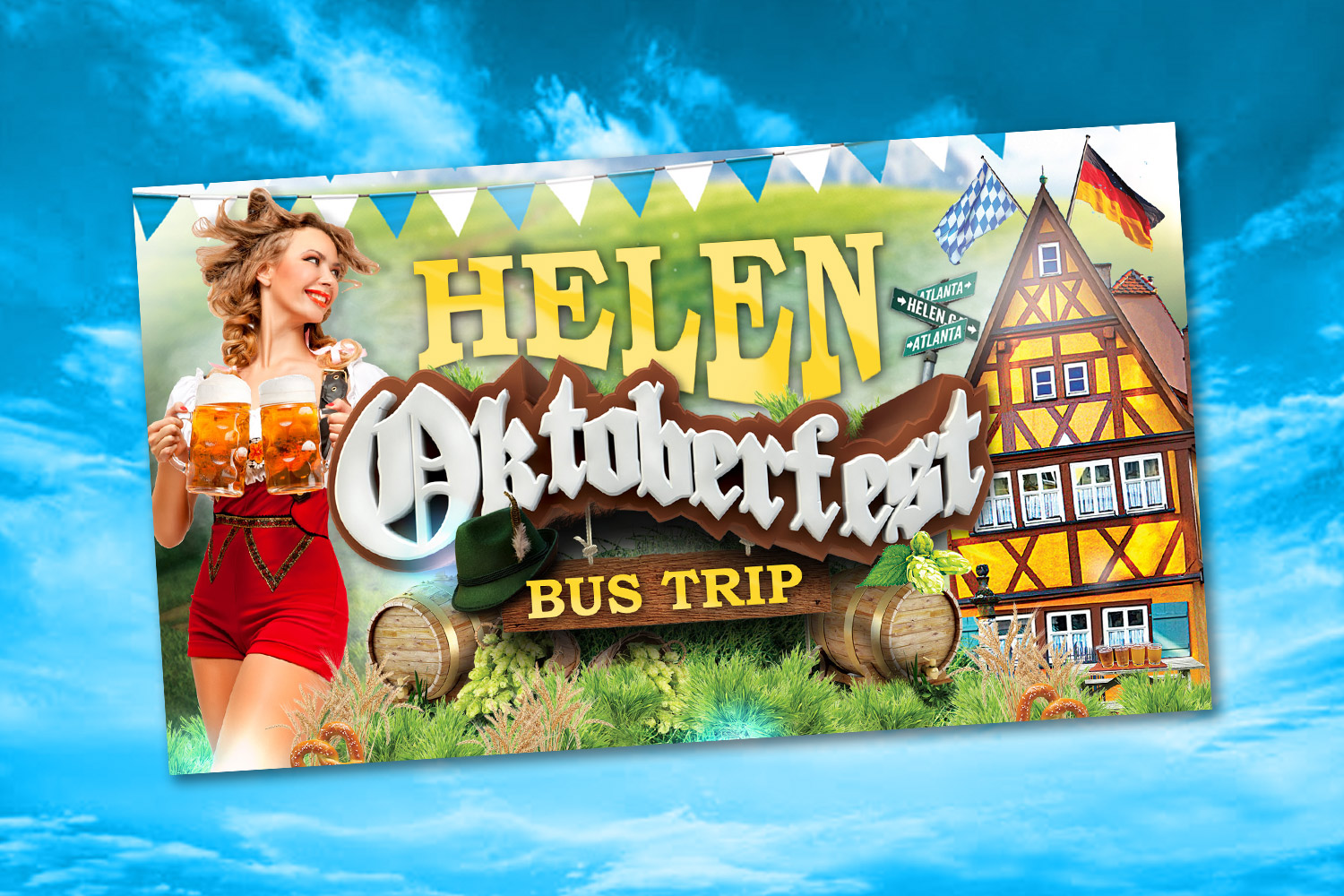 Atlanta Bar Tours - Helen Oktoberfest Bus Trip - Digital Media Design