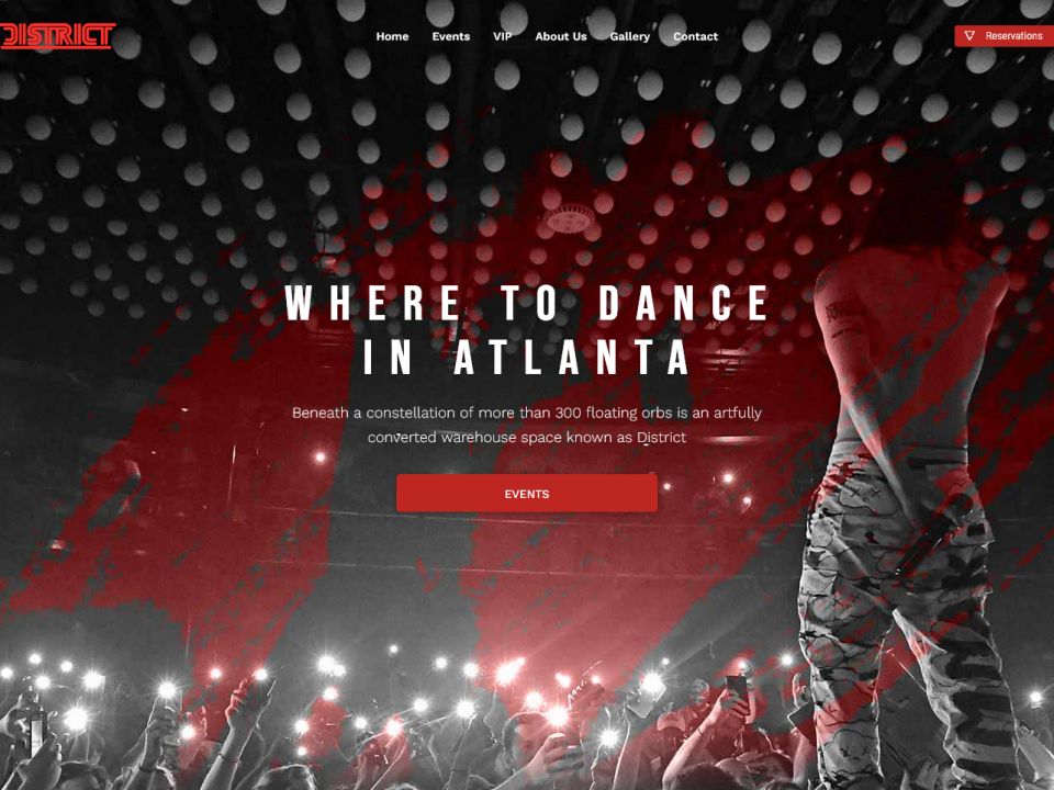 District Atlanta - Bootstrap5 Site Design